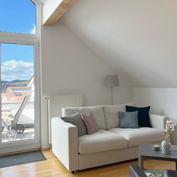 Apartment mit Dachterrasse & Sauna – Wangen im Allgäu